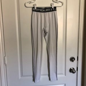 Under Armour white athletic tights